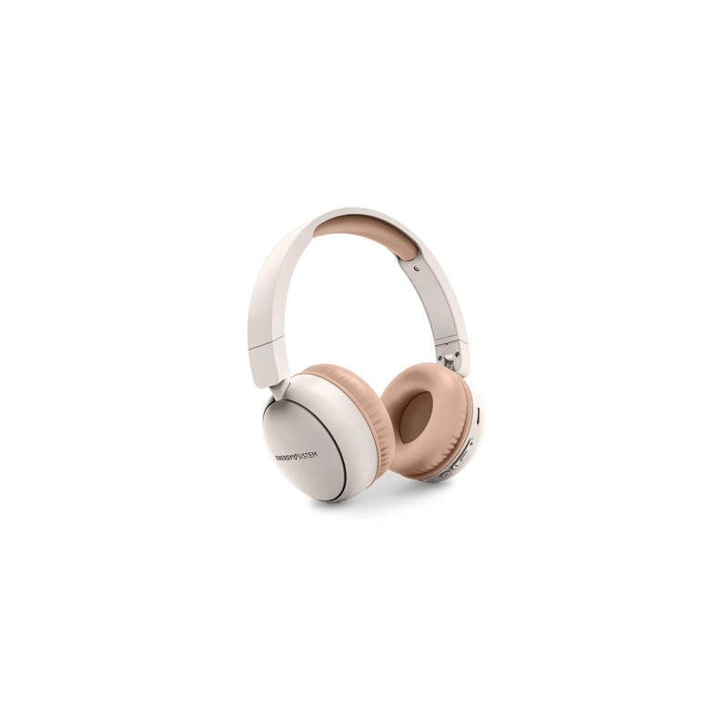 Energy Sistem | Wireless Headphones with FM radio | Radio Color | Bluetooth | Over-Ear | Microphone | Wireless | Cream