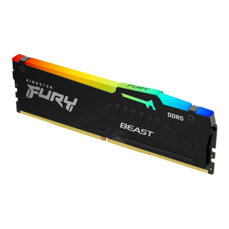 Kingston | Fury Beast | 32 GB | DDR5 | 6000 MHz | PC/server | Registered No | ECC Yes