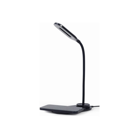 Gembird TA-WPC10-LED-01 Desk lamp with wireless charger, Black | Cold white, warm white, natural 2893-7072 K | Phone or tablet w