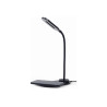 Gembird TA-WPC10-LED-01 Desk lamp with wireless charger, Black | Cold white, warm white, natural 2893-7072 K | Phone or tablet w