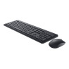 Dell Keyboard and Mouse | KM3322W | Keyboard and Mouse Set | Wireless | Batteries included | Ukrainian | Black | Wireless connec