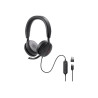 Dell | Pro On-Ear Headset | WL5024 | Built-in microphone | Wireless | Black | ANC