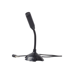 Gembird | Desktop microphone | MIC-D-02 | 3.5 mm | 3.5 mm audio plug | Black