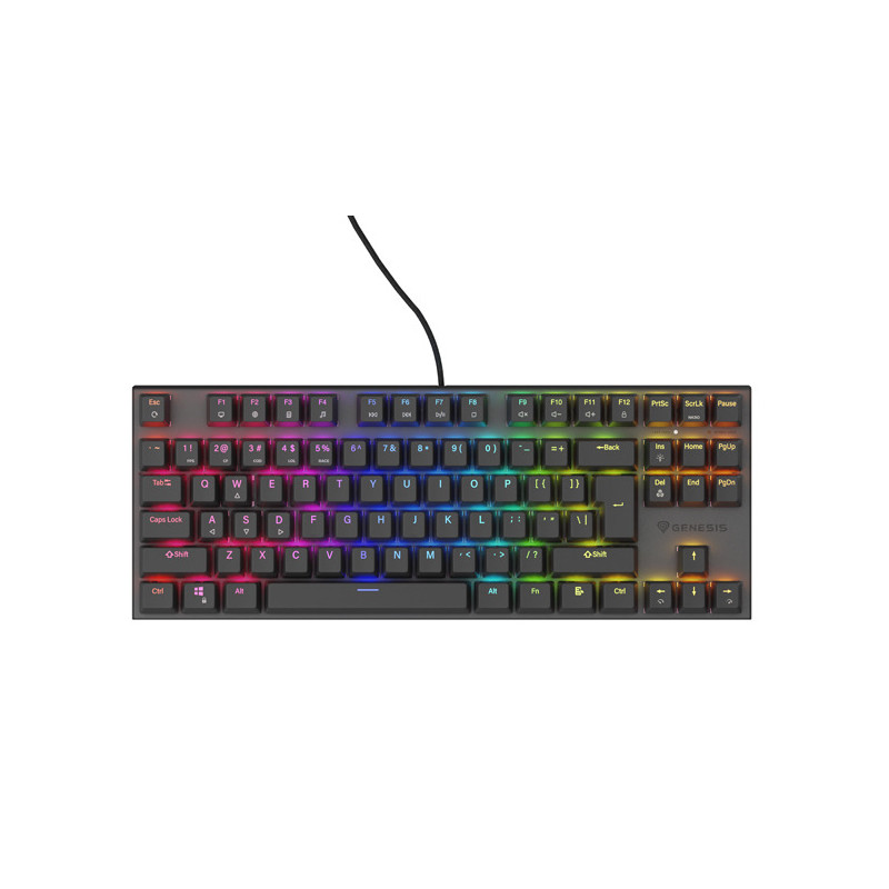 Genesis THOR 303 | Mechanical Gaming Keyboard | Wired | US | Black | USB Type-A | Outemu Peach Silent