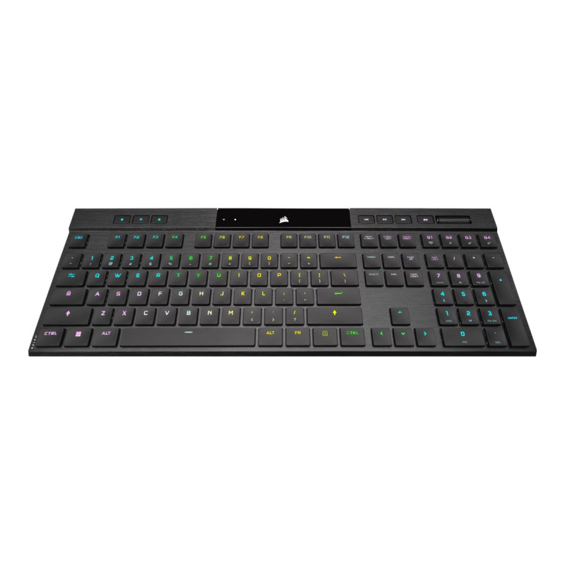 Corsair Keyboard | K100 AIR | Mechanical Gaming Keyboard | Wireless/Wired | Nordic | Bluetooth | Black | USB Type-A | CHERRY MX 