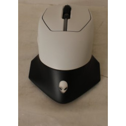SALE OUT. Dell Mouse Alienware 610M Wired / Wireless Gaming Mouse - AW610M (Lunar Light), UNPACKED, USED, SCRATCHED ON BACK | De