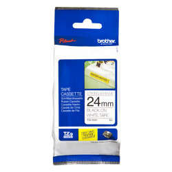 Brother | TZe-S251 Strong Adhesive Laminated Tape | Black on White | TZe | 8 m | 2.4 cm