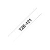 Brother | TZe-121 Laminated Tape | Black on Clear | TZe | 8 m | 9 cm