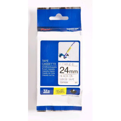 Brother | TZe-FX251 Flexible ID Laminated Tape | Black on White | TZe | 8 m | 2.4 cm
