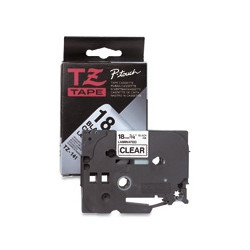 Brother | TZe-FX251 Flexible ID Laminated Tape | Black on White | TZe | 8 m | 2.4 cm