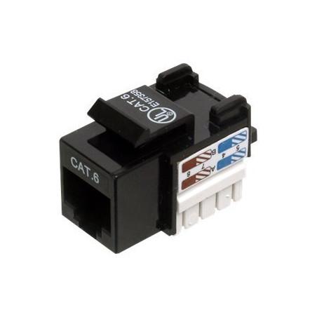 Digitus | Class E CAT 6 Keystone Jack | DN-93601 | Unshielded RJ45 to LSA | Cable installation via LSA strips, color coded accor