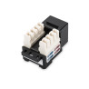 Digitus | Class E CAT 6 Keystone Jack | DN-93601 | Unshielded RJ45 to LSA | Cable installation via LSA strips, color coded accor