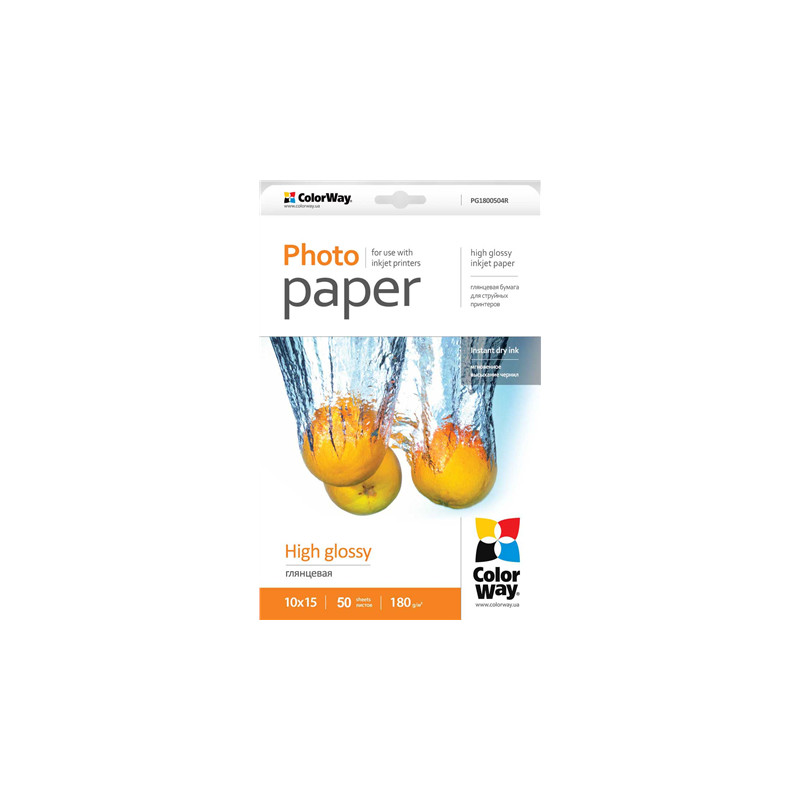 180 g/m | 10x15 | High Glossy Photo Paper