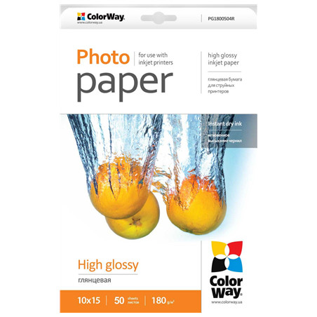 180 g/m | 10x15 | High Glossy Photo Paper