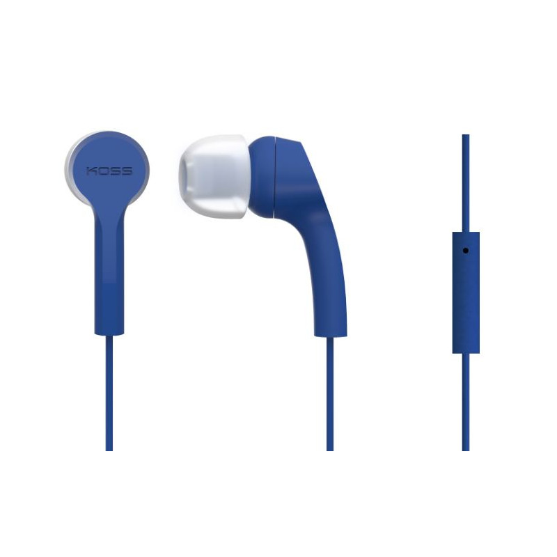 Koss | Headphones | KEB9iB | 3.5mm (1/8 inch) | In-ear | Microphone | Blue