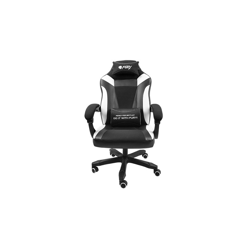 Fury Gaming Chair Fury Avenger M+ PU Leather | Black/White