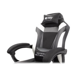 Fury Gaming Chair Fury Avenger M+ PU Leather | Black/White