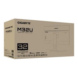 Gigabyte | Gaming Monitor | M32U-EK | 32 " | IPS | UHD | 144 Hz | 1 ms | 3840 x 2160 pixels | 350 cd/m | 1 x Audio out | HDMI po