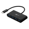 Goobay | 4-Port USB-C Multiport Adapter | 61073 | Type-C | USB-A