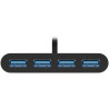 Goobay | 4-Port USB-C Multiport Adapter | 61073 | Type-C | USB-A