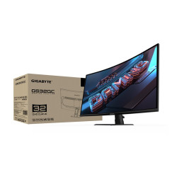 Gigabyte | Gaming Monitor | GS32QC EU | 31.5 " | VA | 170 Hz | 1 ms | 2560 x 1400 pixels | 300 cd/m | HDMI ports quantity 2