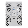 SOMI Networks | Four-fan unit for stand cabinets for 19" frame | VENT-4F | Grey | Airflow 564m3 /h Cable Schuko 1.5m Optional Th