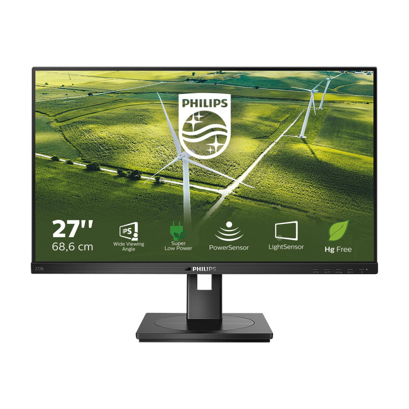 Philips | 272B1G/00 | 27 " | IPS | 16:9 | 75 Hz | 4 ms | 1920 x 1080 pixels | 250 cd/m | HDMI ports quantity 1 | Black