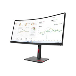 Lenovo | ThinkVision | T34w-30 | 34 " | VA | 21:9 | 60 Hz | 4 ms | 3440 x 1440 | 350 cd/m | HDMI ports quantity 1 | Black | Warr