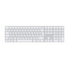 Apple Magic Keyboard with Touch ID and Numeric Keypad | Keyboard | Wireless | Cyrillic | White