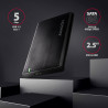 AXAGON Screwless aluminum USB 3.2 Gen 1 - SATA 6G external box for 2.5" SSD/HDD | EE25-A6M