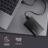 AXAGON Screwless aluminum USB 3.2 Gen 1 - SATA 6G external box for 2.5" SSD/HDD | EE25-A6M