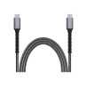Fixed | Armor Cable USB-C/USB-C, 2 m, 240W | FIXDA-CC2-GR