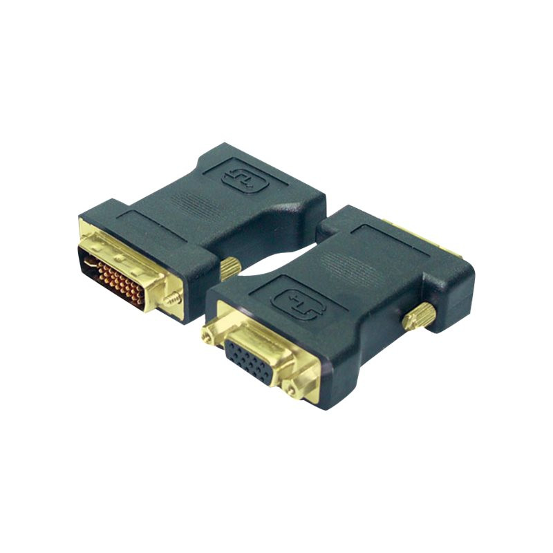Logilink | DVI-I male Dual-Link (24+5 pin) VGA female HD (15-pin) | Black | DVI -I | VGA