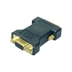 Logilink | DVI-I male Dual-Link (24+5 pin) VGA female HD (15-pin) | Black | DVI -I | VGA
