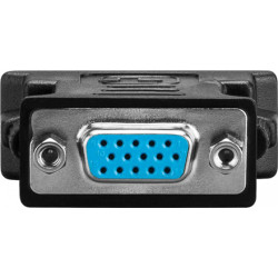 Logilink | DVI-I male Dual-Link (24+5 pin) VGA female HD (15-pin) | Black | DVI -I | VGA