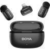 Boya | Mini-15 Ultracompact 2.4GHz Wireless Microphone System with Lightning plug | Black