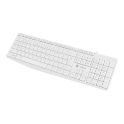 Natec | Keyboard | Nautilus NKL-1951 | Keyboard | Wired | US | White | USB Type-A | 390 g