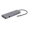 Cablexpert USB Type-C 5-in-1 multi-port adapter (Hub + HDMI + PD + card reader + LAN) | A-CM-COMBO5-05 | Adapter