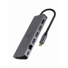 Cablexpert USB Type-C 5-in-1 multi-port adapter (Hub + HDMI + PD + card reader + LAN) | A-CM-COMBO5-05 | Adapter