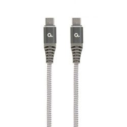 Cablexpert 100 W Type-C Power Delivery (PD) premium charging and data cable, 1.5 m | CC-USB2B-CMCM100-1.5M