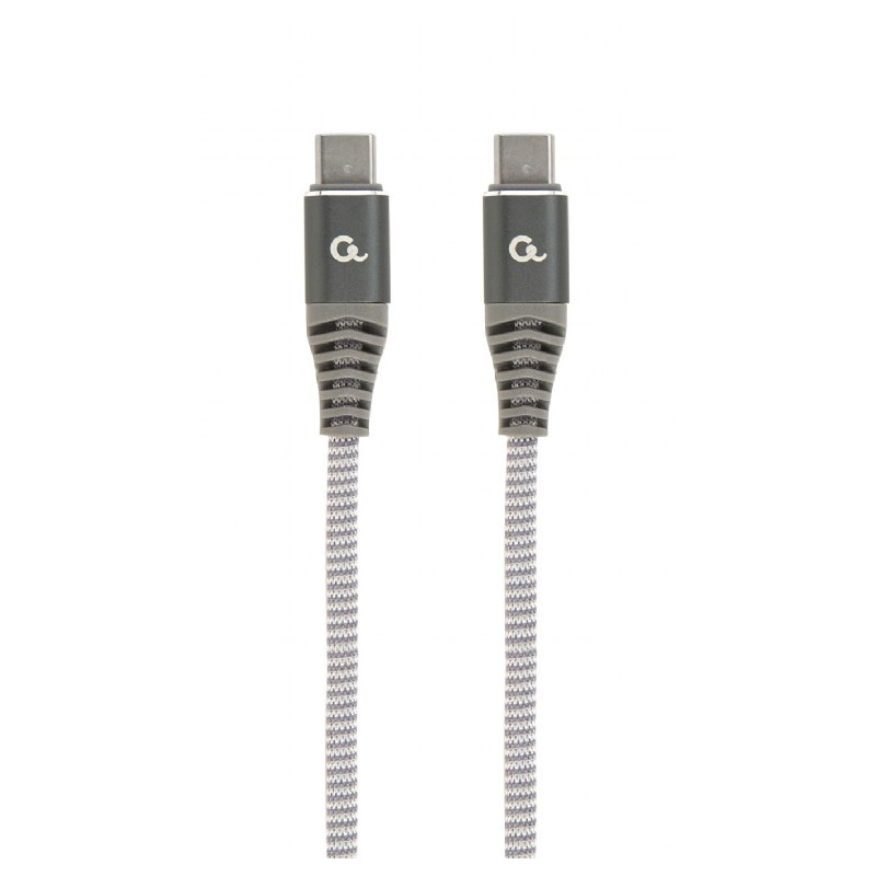 Cablexpert 100 W Type-C Power Delivery (PD) premium charging and data cable, 1.5 m | CC-USB2B-CMCM100-1.5M