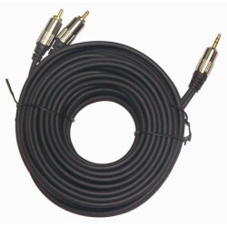 Cablexpert 3.5 mm stereo plug to 2xRCA plugs, gold-plated connectors, 1.5 | CCA-352-1.5M