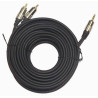 Cablexpert 3.5 mm stereo plug to 2xRCA plugs, gold-plated connectors, 1.5 | CCA-352-1.5M