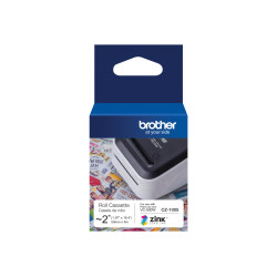 Brother | CZ-1005 | White | Full colour continuous label roll | 5 m | 5 cm
