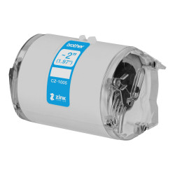 Brother | CZ-1005 | White | Full colour continuous label roll | 5 m | 5 cm