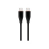 Cablexpert Premium Silicon Type-C Power Delivery (PD) Charging and Data Cable, 1.5 m | CC-USB2S-CMCM-1.5M-BK