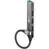 Goobay Slim 4-Port USB Hub, USB-C to USB-A, 5 Gbit/s | 74457