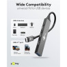 Goobay Slim 4-Port USB Hub, USB-C to USB-A, 5 Gbit/s | 74457
