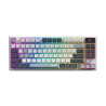 MSI FORGE GK600 TKL WIRELESS SKY | Gaming Keyboard | Wireless | US | Bluetooth | 2.4 GHz, Bluetooth, USB 2.0 | Mechanical Linear