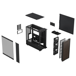 Fractal Design | North XL | Charcoal Black TG Dark | ATX | Power supply included No